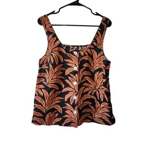 Linen Tropical Button Front Summer Beach Tops Bundle